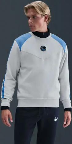 Свитшот Nike SPORTSWEAR CREW FLEECE светло-серо-голубой IH4286-025