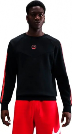 Свитшот Nike SPORTSWEAR CREW FLEECE черно-красный IH4286-010