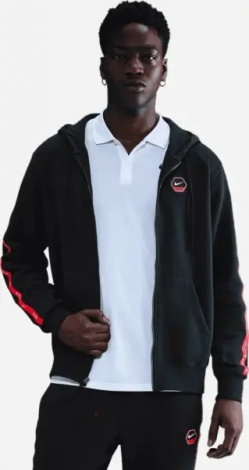 Толстовка Nike SPORTSWEAR черно-красная IH4285-010