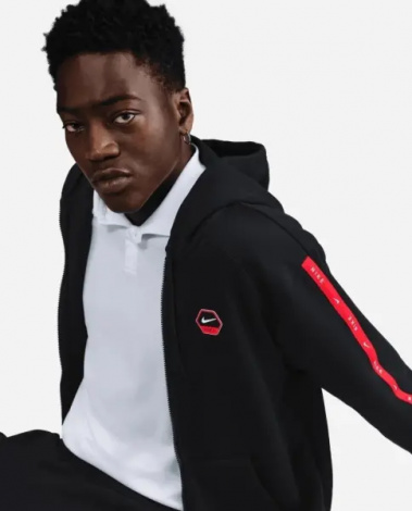 Толстовка Nike SPORTSWEAR черно-красная IH4285-010