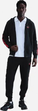 Толстовка Nike SPORTSWEAR черно-красная IH4285-010