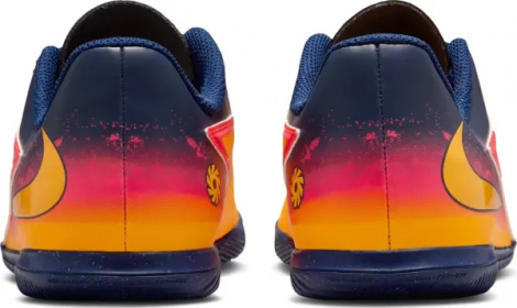 Футзалки (бампы) детские Nike JR PHANTOM 6 LOW CLUB 'ERLING HAALAND' IC EH оранжево-красно-темно-синие IH1803-800