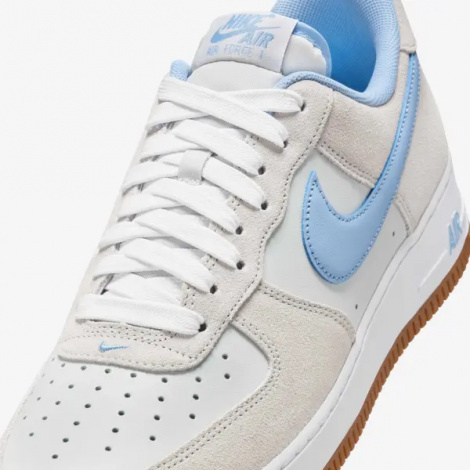 Кроссовки Nike AIR FORCE 1 '07 LV8 бежево-голубые IB6388-002