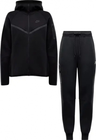 Спортивний костюм жіночий Nike SPORTSWEAR TECH FLEECE WINDRUNNER чорний HV6747-010__HV6779-010