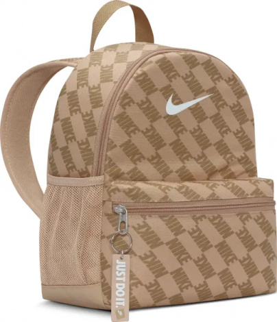 Рюкзак подростковый Nike BRASILIA JDI MINI светло-коричнево-коричневый HV6481-200