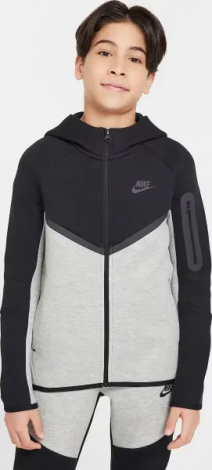 Спортивний костюм підлітковий Nike SPORTSWEAR TECH FLEECE чорно-сірий HV5867-064__HV5869-012