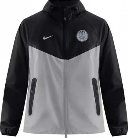 Вітровка Nike PARIS SAINT-GERMAIN TECH WINDRUNNER сіро-темно-сіра HQ4981-060