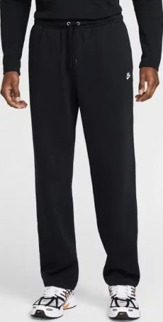 Спортивні штани Nike CLUB FRENCH TERRY OPEN-HEM чорні HQ4422-010
