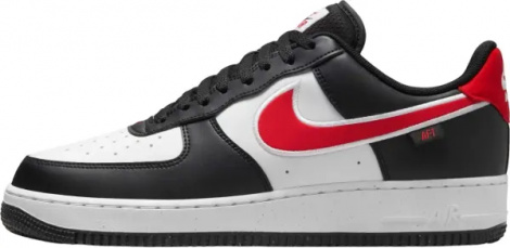 Кроссовки Nike AIR FORCE 1 '07 NEXT NATURE черно-бело-красные HM0721-002