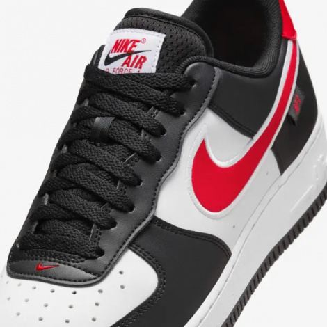 Кроссовки Nike AIR FORCE 1 '07 NEXT NATURE черно-бело-красные HM0721-002