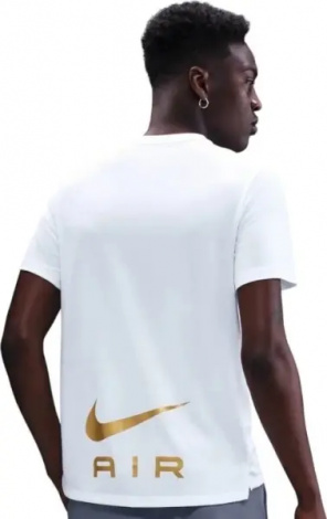 Футболка Nike AIR біло-золота HM0195-101