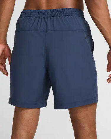Шорти Nike FORM DRI-FIT 18CM UNLINED VERSATILE темно-сині HJ3105-437
