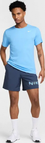 Шорти Nike FORM DRI-FIT 18CM UNLINED VERSATILE темно-сині HJ3105-437