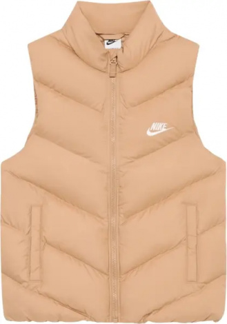 Жилетка підліткова Nike SPORTSWEAR ALL DAY PLAY THERMA-FIT LOOSE-FIT PUFFER світло-коричнева HJ2537-200