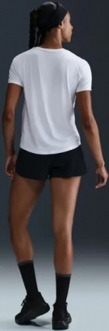Футболка для бігу жіноча Nike ONE SWOOSH DRI-FIT біла HJ2204-100