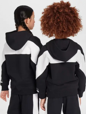 Спортивний костюм підлітковий Nike AIR FLEECE чорно-білий HF8812-010__HF8811-010