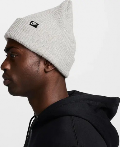 Шапка Nike PEAK FUTURA BEANIE сіра HF0326-063
