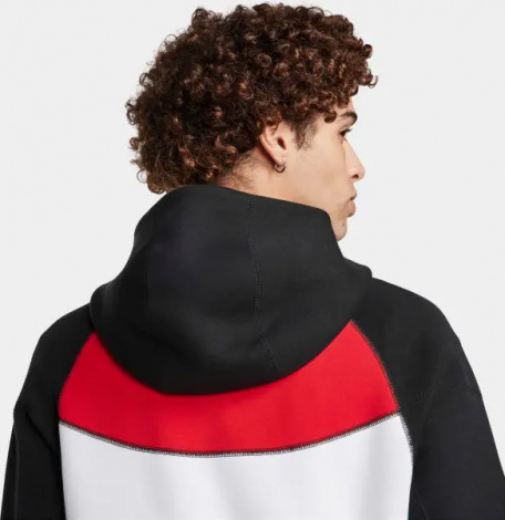 Спортивный костюм Nike SPORTSWEAR TECH FLEECE WINDRUNNER красно-бело-черный FZ4709-100__FZ4710-657
