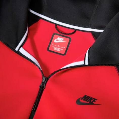 Спортивный костюм Nike SPORTSWEAR TECH FLEECE WINDRUNNER красно-бело-черный FZ4709-100__FZ4710-657