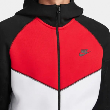 Спортивный костюм Nike SPORTSWEAR TECH FLEECE WINDRUNNER красно-бело-черный FZ4709-100__FZ4710-657