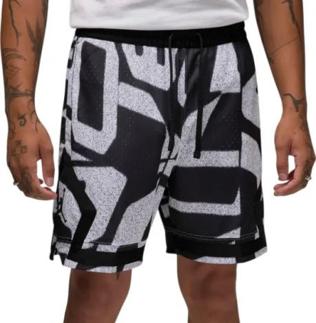 Шорты Nike JORDAN SPORT DRI-FIT MESH DIAMOND черно-белые FV8630-010