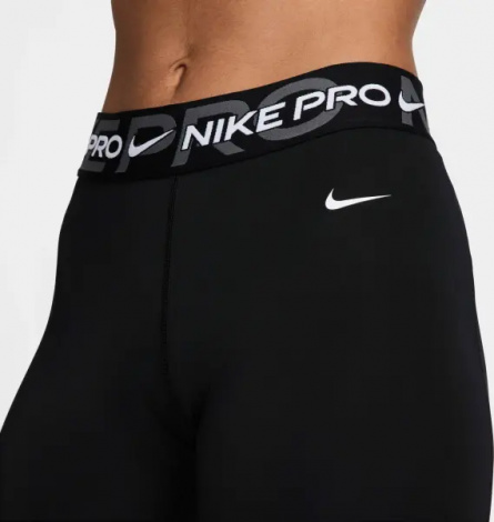 Лосины женские Nike PRO MID-RISE 7/8 GRAPHIC черные FV7397-010