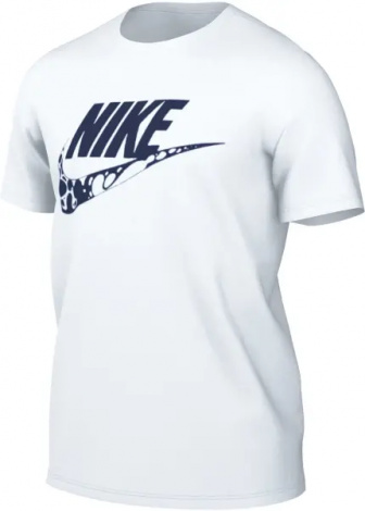 Футболка Nike SPORTSWEAR бело-темно-синяя FQ8034-100