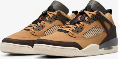 Кроссовки Nike JORDAN SPIZIKE LOW коричнево-черные FQ1759-202