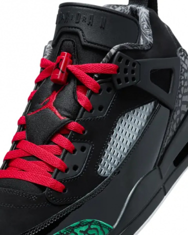 Кроссовки Nike JORDAN SPIZIKE LOW черно-красно-зеленые FQ1759-060