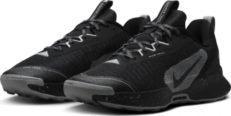 Кроссовки для трейлраннинга женские Nike JUNIPER TRAIL 3 черно-серебряные FQ0902-001