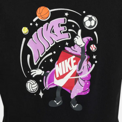 Футболка подростковая Nike SPORTSWEAR BOXY черная FN9614-010