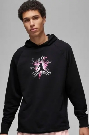 Спортивный костюм Nike JORDAN DRI-FIT SPORT GRAPHIC FLEECE черно-розовый FN5812-010__FN5814-010