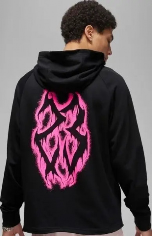 Спортивный костюм Nike JORDAN DRI-FIT SPORT GRAPHIC FLEECE черно-розовый FN5812-010__FN5814-010