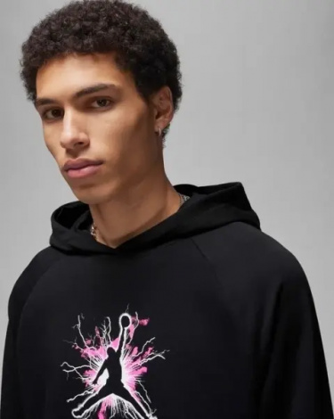 Спортивный костюм Nike JORDAN DRI-FIT SPORT GRAPHIC FLEECE черно-розовый FN5812-010__FN5814-010