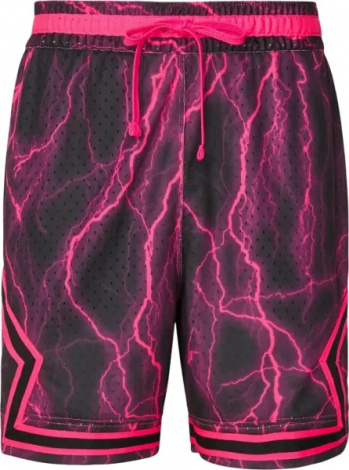 Шорты Nike JORDAN SPORT DRI-FIT DIAMOND черно-розовые FN5804-010
