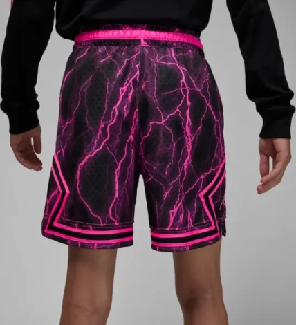 Шорты Nike JORDAN SPORT DRI-FIT DIAMOND черно-розовые FN5804-010