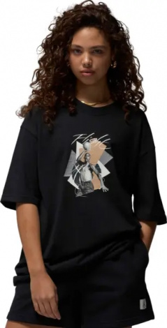 Футболка жіноча Nike JORDAN OVERSIZED GRAPHIC чорна FN5708-010