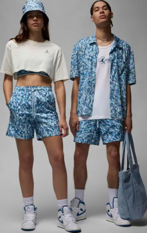Шорты Nike JORDAN ESSENTIALS POOLSIDE голубо-синие FN4635-423