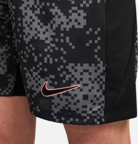 Шорти Nike ACADEMY PRO DRI-FIT GRAPHIC чорно-сіро-рожеві FN2413-069