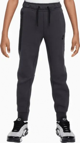 Спортивные штаны подростковые Nike TECH FLEECE темно-серые FD3287-060