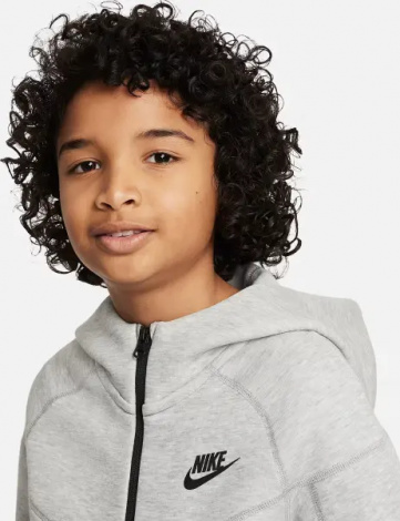 Толстовка підліткова Nike TECH FLEECE сіра FD3285-063