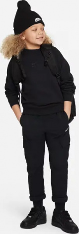 Спортивні штани підліткові Nike OUTDOOR PLAY WOVEN CARGO чорні FD3239-010