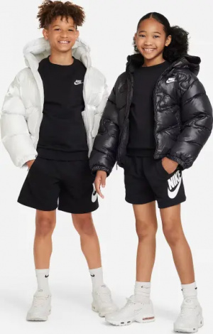 Шорты подростковые Nike SPORTSWEAR CLUB FLEECE FRENCH TERRY черные FD2997-010