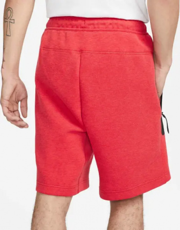 Шорти Nike SPORTSWEAR TECH FLEECE SHORTS червоні FB8171-672