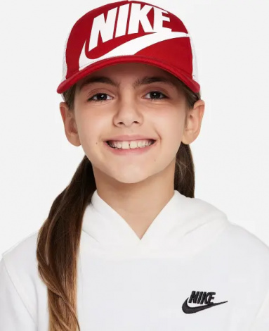 Бейсболка підліткова Nike RISE STRUCTURED TRUCKER червоно-біла FB5363-687