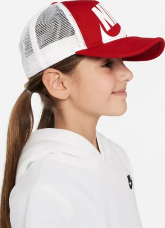 Бейсболка підліткова Nike RISE STRUCTURED TRUCKER червоно-біла FB5363-687