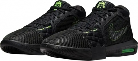 Кросівки баскетбольні Nike LEBRON WITNESS VIII чорно-салатові FB2239-002