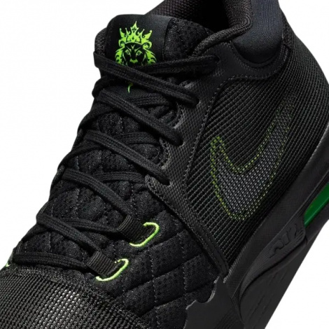 Кросівки баскетбольні Nike LEBRON WITNESS VIII чорно-салатові FB2239-002