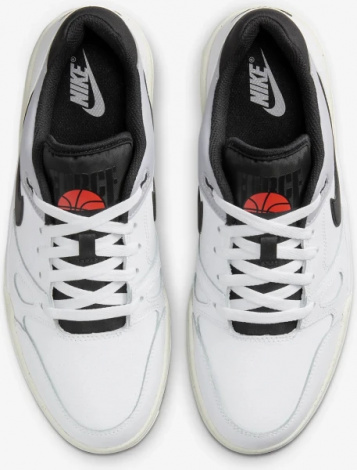 Кроссовки Nike FULL FORCE LO бело-серо-черные FB1362-101
