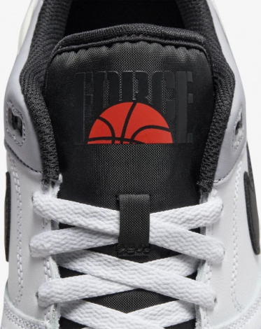 Кроссовки Nike FULL FORCE LO бело-серо-черные FB1362-101